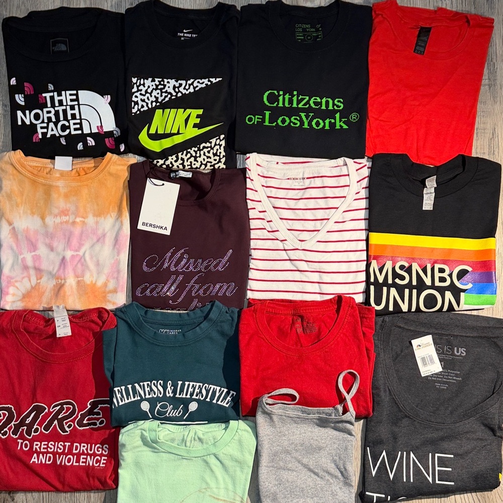 14 cotton tee shirts